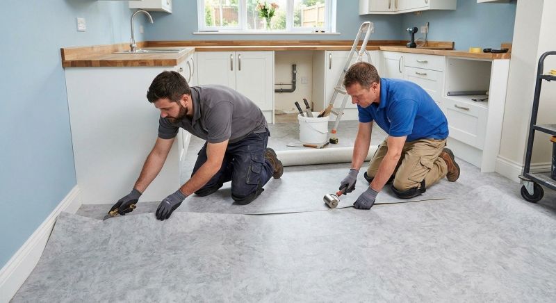 Sheet Linoleum Installation in Strafford, NH