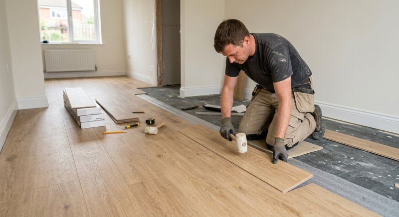 Linoleum Floor Installation in Bow, NH