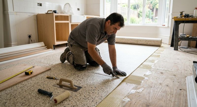 Linoleum Floor Installation in Dunstable, MA
