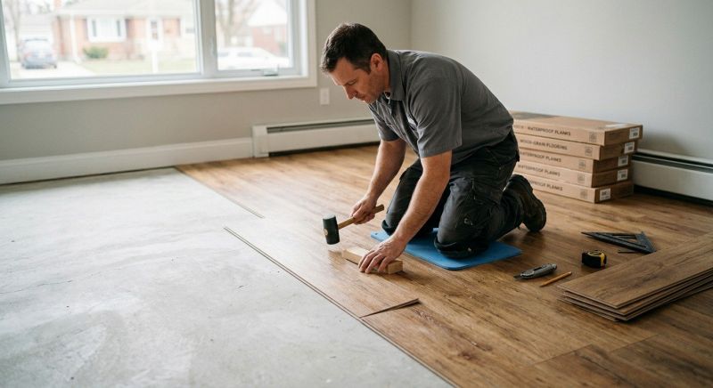 Linoleum Floor Installation in Hampstead, NH