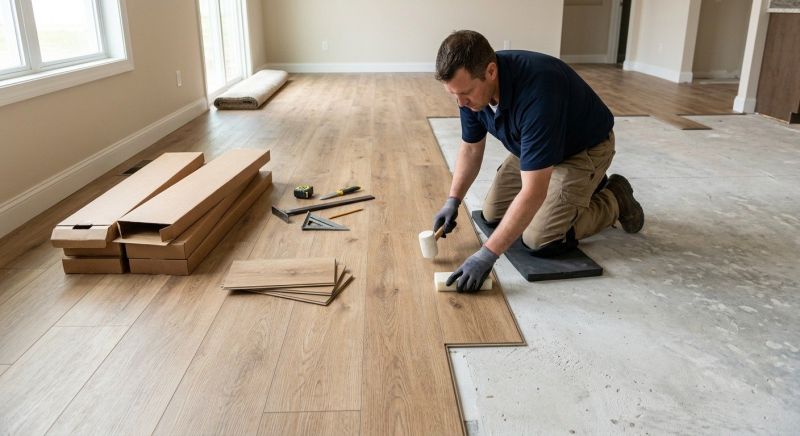 Luxury Vinyl Tile Installation in Exeter, NH