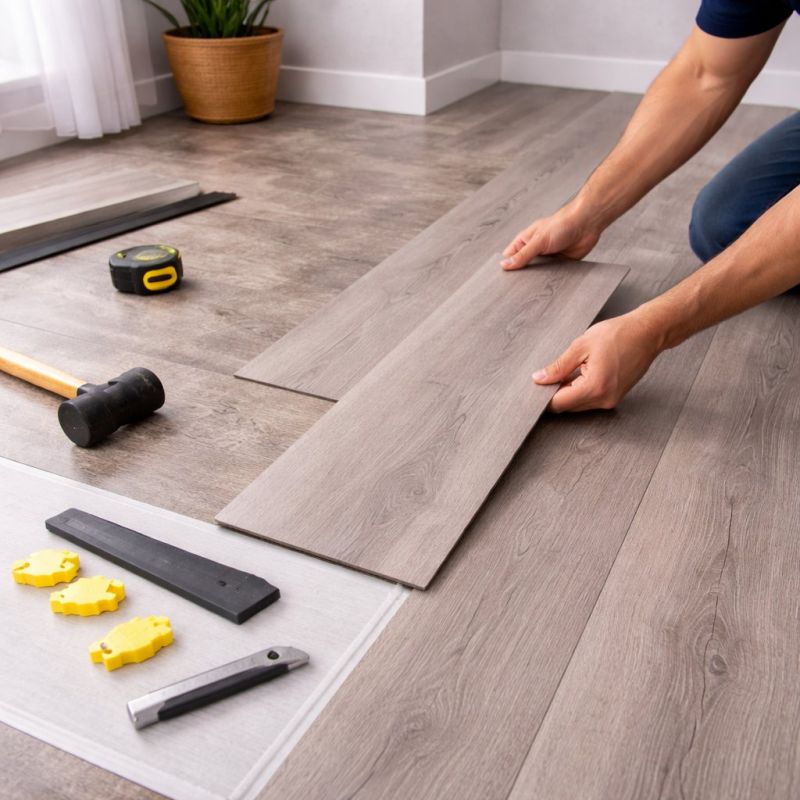 Luxury Vinyl Tile Installation in Manchester, NH