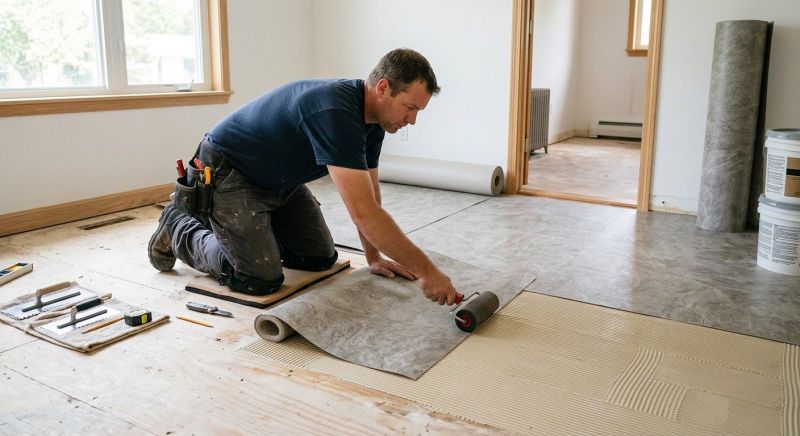 Sheet Flooring Installation in Concord, NH