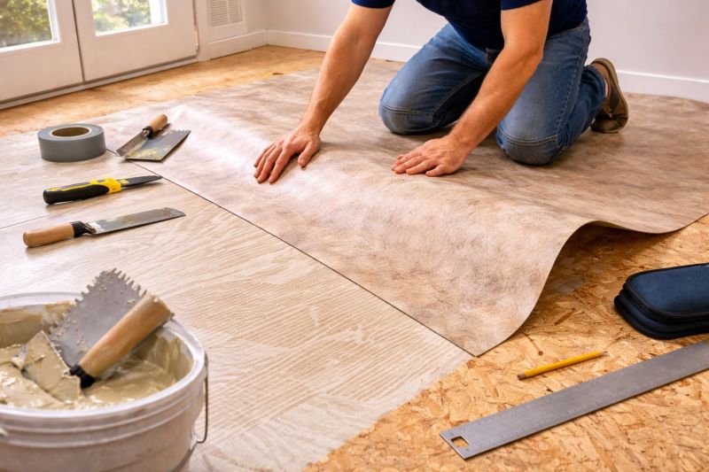 Sheet Flooring Installation in Exeter, NH