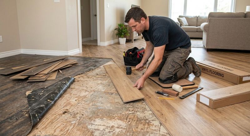 Vinyl Flooring Installation in Northwood, NH