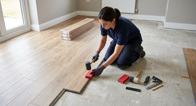 Vinyl Plank Floor Installation in Manchester, NH