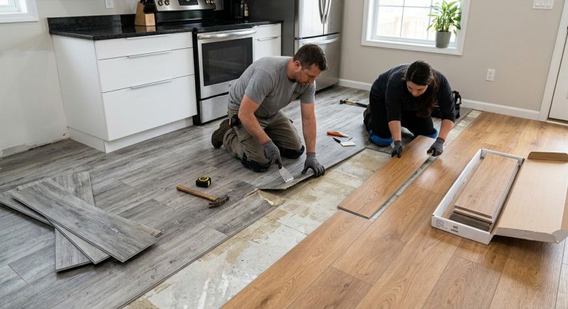 Vinyl Tile Replacement in Manchester, NH